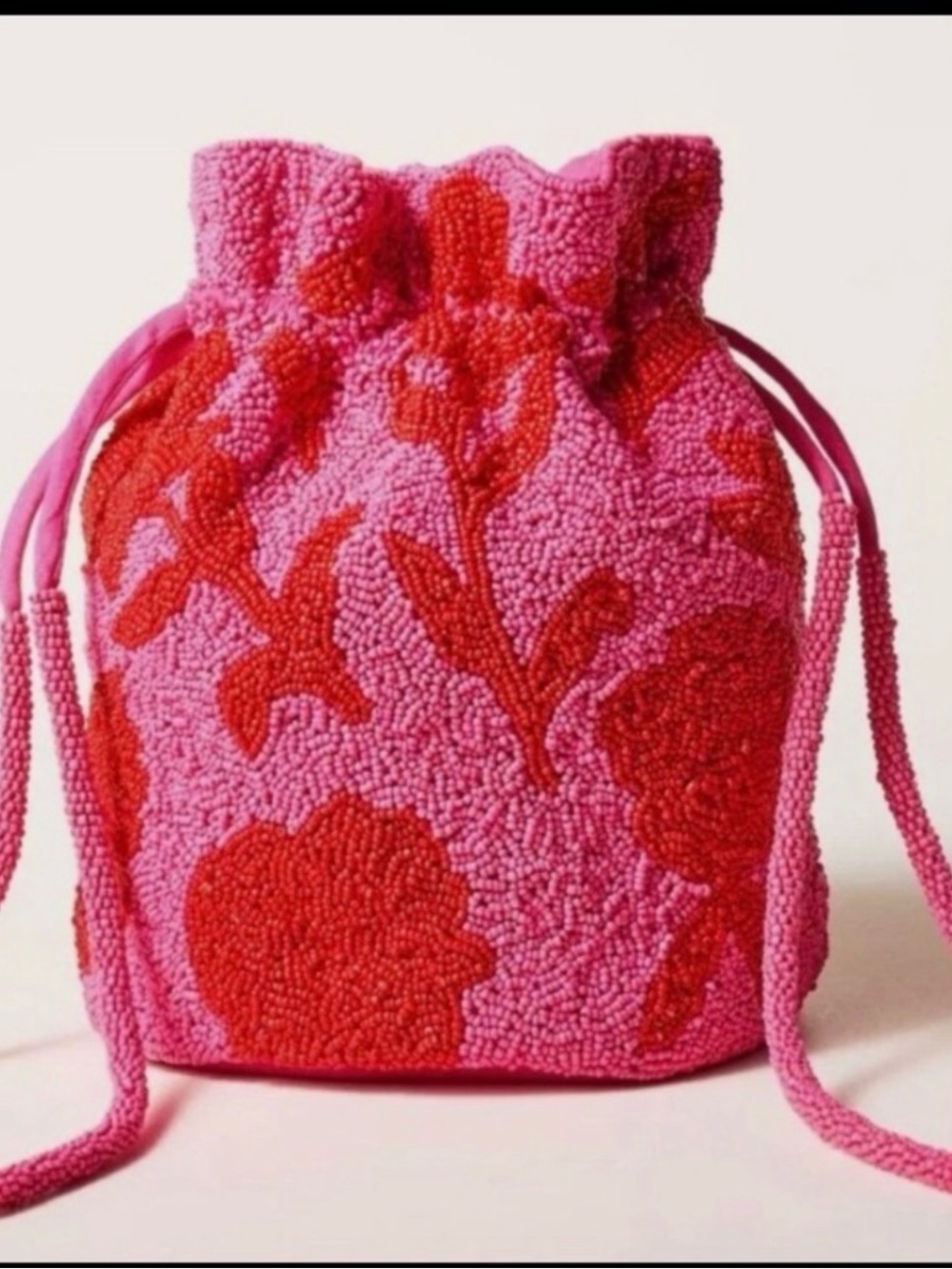 💗 Kate Spade Rose Beaded Pink/Red Bag 💗